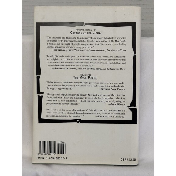 Orphans of the Living: Stories of America's Children in Foster Care By Roth, J - Picture 2 of 6